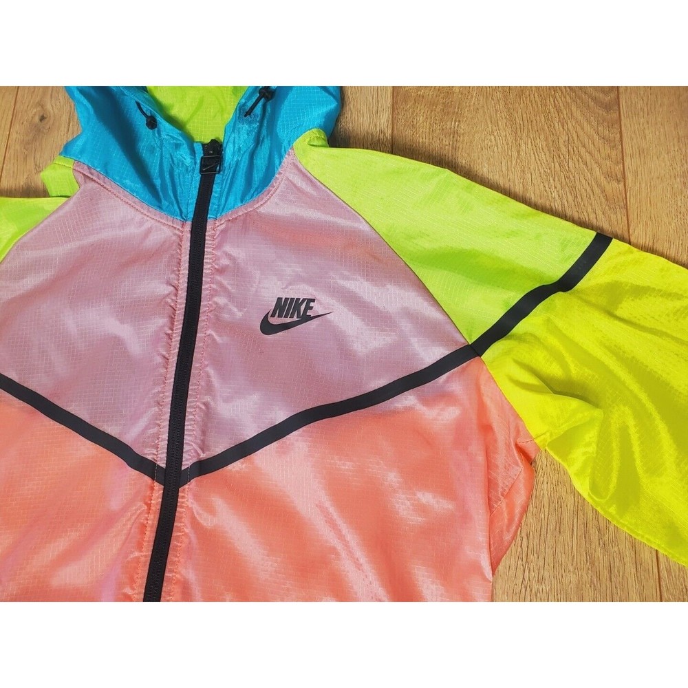 Nike Tech Hyperfuse Color Block Windrunner Pink Y… - image 3